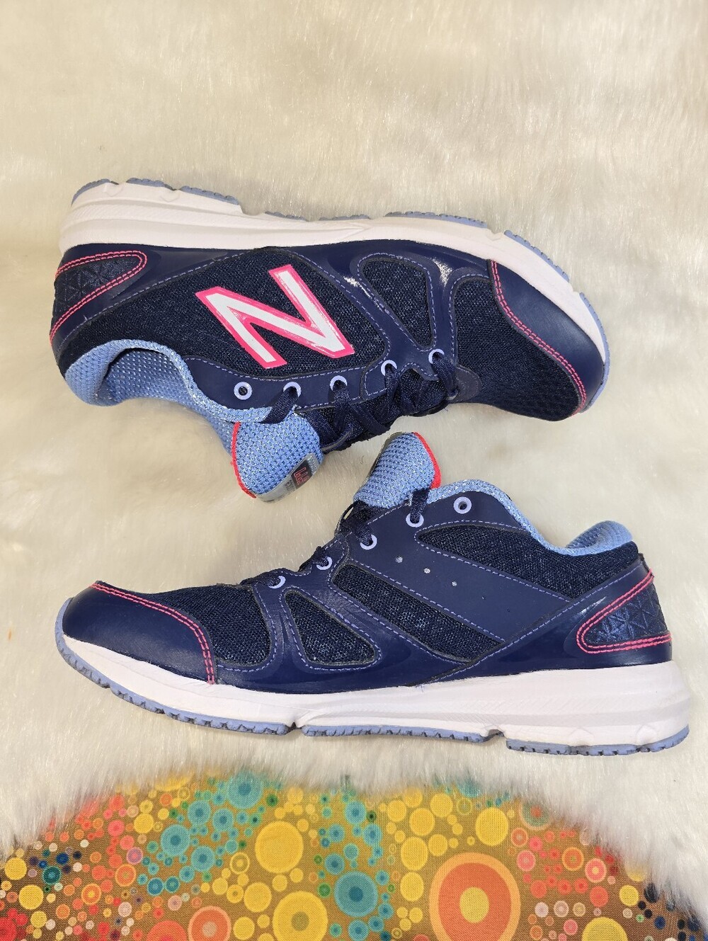 New Balance 577 Navy & Pink Women's Running Shoes